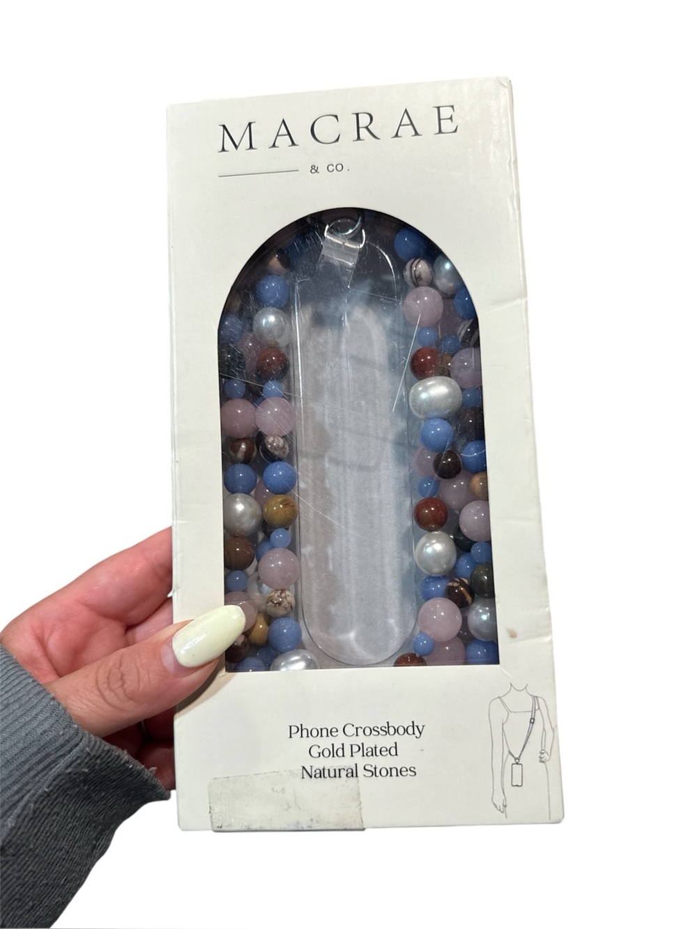 Macrae & Co. phone crossbody strap NIP
